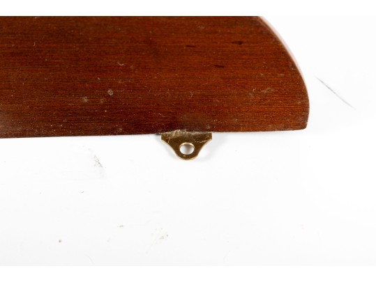 Pair Of Reticulated Mahogany Wall Shelves