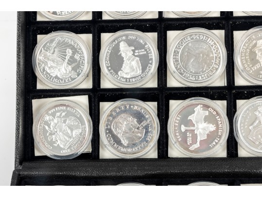 Collection Of .999 Fine Silver Coins (36 Count)