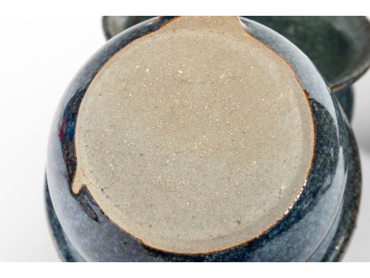 Pot Luck Pottery Laura Teague-Moore (Seagrove, NC) 1986 Soup Bowls