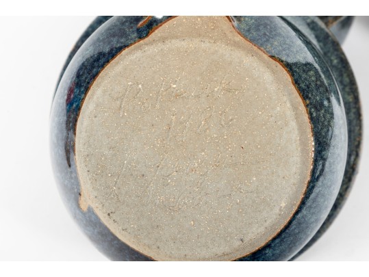 Pot Luck Pottery Laura Teague-Moore (Seagrove, NC) 1986 Soup Bowls