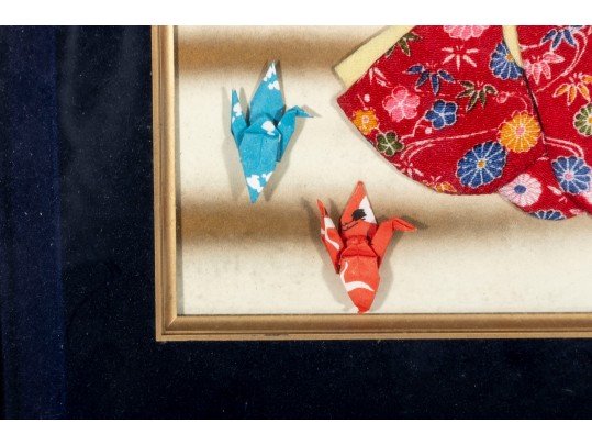 Child In Kimono Origami Oshie Art