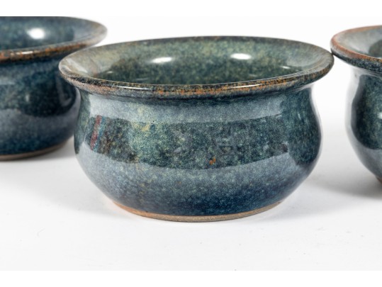 Pot Luck Pottery Laura Teague-Moore (Seagrove, NC) 1986 Soup Bowls