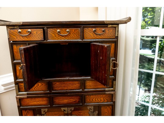 Vintage Korean Tansu 3-Piece Chest