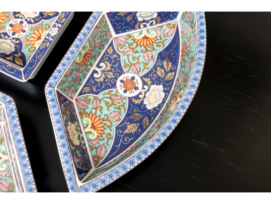 Imari Japanese Divided Serving Dishes