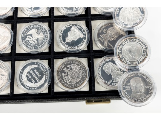 Collection Of .999 Fine Silver Coins (36 Count)