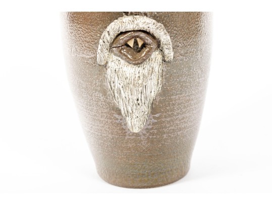Jack Timothy Maness (American [NC] 1945 - 2012) Folk Art Face Jug