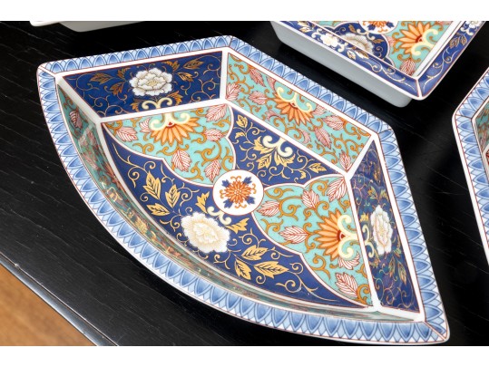 Imari Japanese Divided Serving Dishes