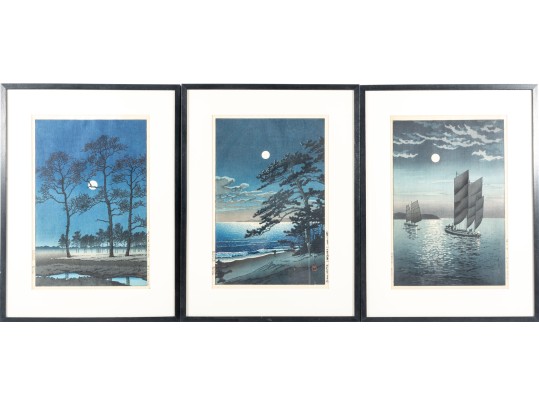 Kawase Hasui (Japanese, B. 1883 - 1957) Woodblock Prints