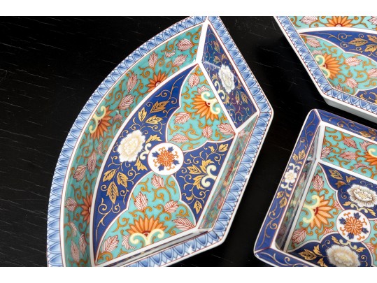 Imari Japanese Divided Serving Dishes