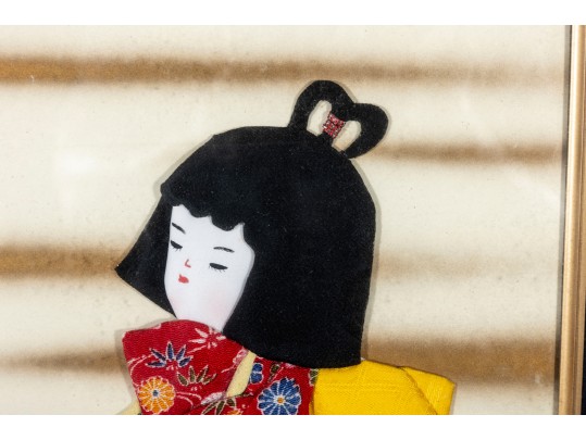 Child In Kimono Origami Oshie Art