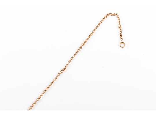 Sleek 14K Stationed Emerald Pendant Necklace