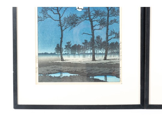 Kawase Hasui (Japanese, B. 1883 - 1957) Woodblock Prints