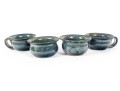 Pot Luck Pottery Laura Teague-Moore (Seagrove, NC) 1986 Soup Bowls