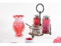 Cranberry Hobnail Glassware