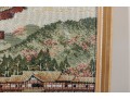 Japanese Torii Gate Needlepoint Embroidery 