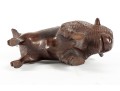 Carved Ironwood Bison Figure