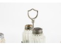 White Depression Glass Salt And Pepper Shakers