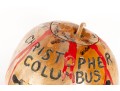 Christopher Columbus Native American Satirical Folk Art Gourd 