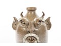 Jack Timothy Maness (American [NC] 1945 - 2012) Folk Art Face Jug