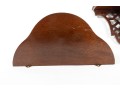 Pair Of Reticulated Mahogany Wall Shelves