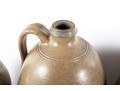 Four Antique North Carolina Glazed Stoneware Jugs