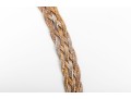Italian Sterling Silver Braided Necklace & Bracelet 