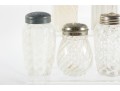 White Depression Glass Salt And Pepper Shakers