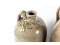 Four Antique North Carolina Glazed Stoneware Jugs