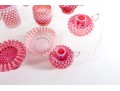 Cranberry Hobnail Glassware