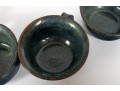 Pot Luck Pottery Laura Teague-Moore (Seagrove, NC) 1986 Soup Bowls