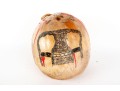 Christopher Columbus Native American Satirical Folk Art Gourd 
