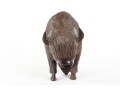 Carved Ironwood Bison Figure