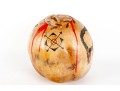 Christopher Columbus Native American Satirical Folk Art Gourd 