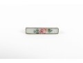 Vintage Sterling Silver Guilloche Enameled Floral Jewelry