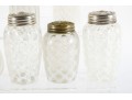 White Depression Glass Salt And Pepper Shakers