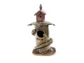 Charles Moore (American, [NC] 1935 - 2007) Glazed Earthenware Birdhouse