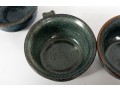 Pot Luck Pottery Laura Teague-Moore (Seagrove, NC) 1986 Soup Bowls