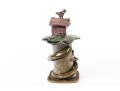 Charles Moore (American, [NC] 1935 - 2007) Glazed Earthenware Birdhouse