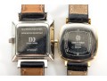 Collection Of Four Vintage Wristwatches With Leather Bands