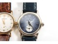 Collection Of Four Vintage Wristwatches With Leather Bands