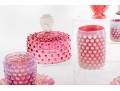 Cranberry Hobnail Glassware