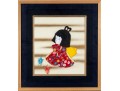 Child In Kimono Origami Oshie Art