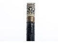 Four Vintage Brass/metal Cap Walking Canes