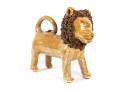 Studio Pottery Lion Figure — Signed Seagrove
