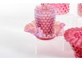 Cranberry Hobnail Glassware