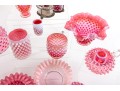 Cranberry Hobnail Glassware