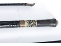 Four Vintage Brass/metal Cap Walking Canes