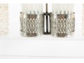 White Depression Glass Salt And Pepper Shakers