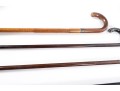 Collection Of Five Vintage Wood Walking Canes