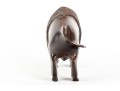 Carved Ironwood Bison Figure
